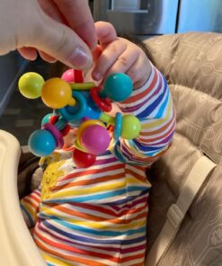 Manhattan Toy Atom Rattle & Teether Grasping Activity Baby Toy 18 71 q2NbtGCL