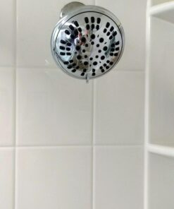 6 Function Adjustable Luxury Shower Head - High Pressure Boosting, Wall Mount, Bathroom Showerhead For Low Flow Showers, 2.5 GPM - Chrome 37 71 qHxF86ZL