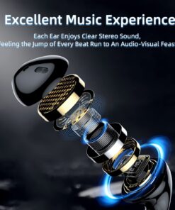 Earbuds Wired with Microphone Pack of 5, Noise Isolating Wired Earbuds, Earphones with Powerful Heavy Bass Stereo, Compatible with Any Devices with 3.5mm Interface 18 71 qm58NkL