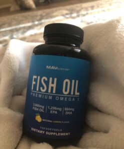 Triple Strength Omega 3 Fish Oil | 3600 mg EPA & DHA | Over 2,000mg of Omega-3 Fatty Acids | Over 1,200mg EPA + 800mg DHA | Best Essential Fatty Acids | Premium Burpless Softgel Supplements (120 Ct) Essential Fatty Acid Combinations 120 Count 31 71 qxJ7HgL 2