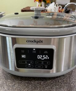Crockpot™ 7-Quart Cook & Carry™ Slow Cooker with Sous Vide,Programmable, Stainless Steel 33 71 r9ytClBL
