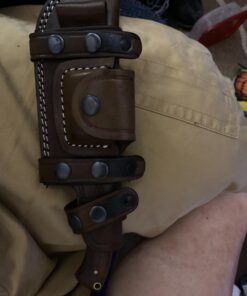 Ottoza Handmade D2 Steel Tracker Knife - Survival Knife - Camping Knife - Outdoor Knife - D2 Tools Steel Hunting Knife with Sheath Horizontal Carry Fixed Blade Knife No:116 Classic 54 71 rGou utL