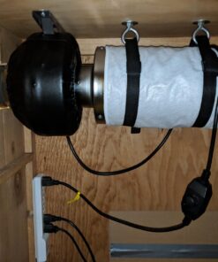 VIVOSUN Ventilation Kit 4 Inch 203 CFM Inline Duct Fan with 4"x 14" Carbon Filter Odor Control System with Australia Virgin Charcoal for Grow Tent Ventilation Z4 w/ carbon filter 42 71 tndqzZcL