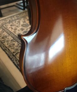 Bunnel Premier Violin Clearance Outfit 4/4 Full Size - Carrying Case and Accessories Included - Solid Maple Wood and Ebony Fittings By Kennedy Violins 4/4 (Full) 55 71 u3l6ITGL