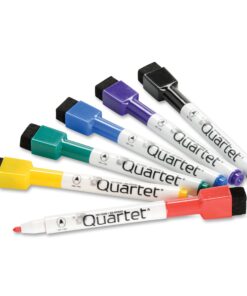 Quartet Dry Erase Markers, Whiteboard Markers, Fine Tip, ReWritables, Mini, Magnetic, Classic Colors, 6 Pack (51-659312Q) 29 71 u571idZL