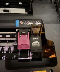 TECKKIN Remanufactured 67XL Black Ink Cartridge Replacement for HP Ink 67 67XL Ink Works for HP Envy 6000 6055 6055e 6400e 6455e Envy Pro 6455e 6455 6475 6452 6458 DeskJet 4155 2755e 2755 (2 Black) 34 71 uMqabXDL