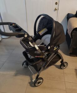 Graco SnugRider Elite Car Seat Carrier, Lightweight Frame, Travel Stroller Accepts any Graco SnugRide Infant Car Seat, Black 4-Wheel 27 71 ubeB4u L