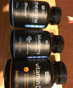 Sports Research Double Strength L-Theanine Supplement - Suntheanine Softgels for Focus, Relaxation & Alertness - Non-Drowsy Support Made with Coconut Oil, Non-GMO & Gluten Free - 200mg, 60 Count 39 71 x Hl97JL 1