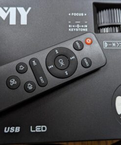 TMY Native 1080P Projector with 5G WiFi and Bluetooth 5.1, 13000 Lumens 4K Supported Mini Projector, Portable Projector Compatible with TV Stick/Phone/PC/DVD/HDMI/AV/USB/SD, Outdoor Movie Projector 58 71 xayDUGHL