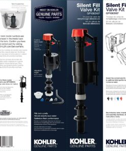 Kohler Genuine Part Gp1083167 Silent Fill Valve Kit For All Kohler Class Five Toilets,12.5" x 3.5" x 3" 12.5" x 3.5" x 3" 18 71 y MOyXjL