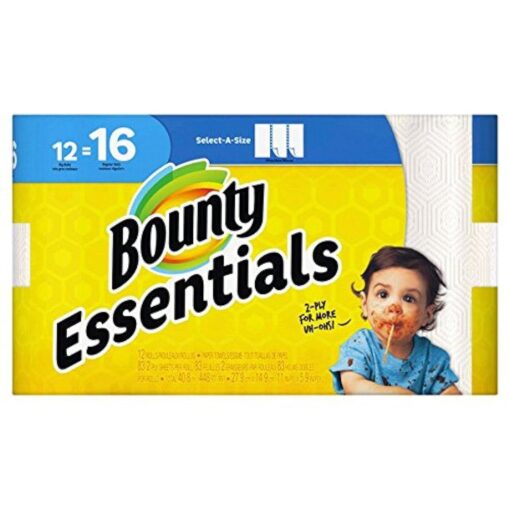 Bounty Paper Towels, 12 Pack 12 Count (Pack of 1) White