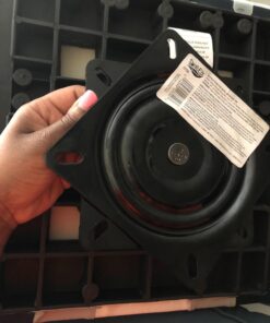 Attwood 17720 Seat Swivel, for Boat Seat, 6 ¼ Inches, 0-Degrees Tilt, Aluminum, Black Power Coated 0 Degree Tilt Seat Swivel Mount 34 71 yDUPEwdL