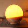 Sunrise Alarm Clock for Heavy Sleepers, Wake Up Light with Sunrise/Sunset Simulation, Dual Alarms & Natural Sounds, Snooze & Sleep Aid, FM Radio, 7 Colors Night Light for Bedroom, Ideal for Gift Classic Version