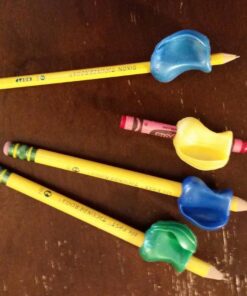 The Pencil Grip Pencil Grips, The Crossover Grip, Metallic Ergonomic Writing Aid For Righties And Lefties, Colorful Pencil Grippers, Assorted Metallic Colors, 6 Count - TPG-17706 6 Count (Pack of 1) 17 71 zz8D6LdL