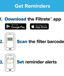 Filtrete 20x25x1 Air Filter, MPR 300, MERV 5, Clean Living Basic Dust 3-Month Pleated 1-Inch Air Filters, 6 Filters 30 710 8ieY1aS