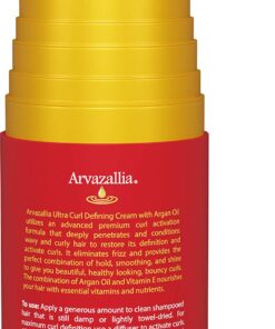 Arvazallia Ultra Curl Defining Cream with Argan Oil for Wavy and Curly Hair 10.14 Fl Oz (Pack of 1) 27 710 Bv2Np7L