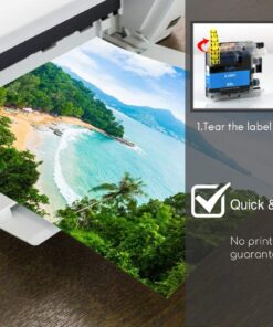 LC20E XXL Ink Cartridge, Super High Yield Compatible Ink Cartridge Replacement for Brother LC20EBK LC20EM LC20EC LC20EY Use with Brother MFC-J985DW J5920DW J775DW J985DWXL (4BK 2C 2M 2Y) 10 Pack LC20E-4BK/2C/2M/2Y 9 7101P O7qrL