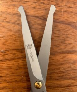 PET MAGASIN Japanese Stainless Steel Grooming Scissors (2) for Facial Hair and Larger for Body Trimming with Round Tip Grooming Sets 34 7101mP74UL