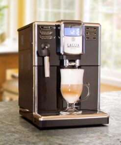 Alternative view of Gaggia Anima Coffee and Espresso Machine, Includes Steam Wand for Manual Frothing for Lattes and Cappuccinos with Programmable Options,Black