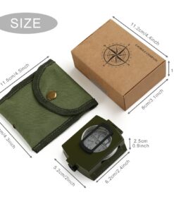 Alternative view of GWHOLE Military Lensatic Sighting Compass Waterproof for Outdoor Activities
