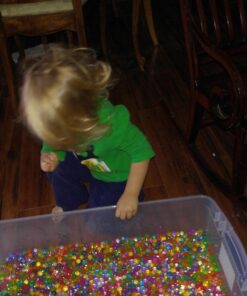 MarvelBeads Water Beads Rainbow Mix (1 Pound Bulk), for Kids Sensory Play and Spa Refill, BPA & Phthalate Free 40 7102NTgjmL