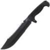 SOG Jungle Primitive Fixed Blade- Field and Camping Tactical Machete with Sheath for Clearing Brush, Full Tang Survival Knife 15.3 Inches (F03TN-CP), Steel,Black 5 7103kgjMB3L