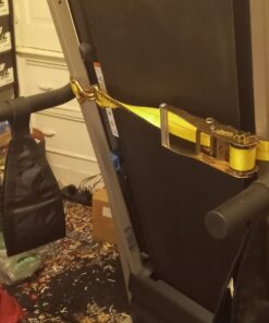 Everest Premium Ratchet Tie Down – 1 PK – 2 IN – 27 FT – 3333 LBS Working Load – 10000 LBS Break Strength – Double J Hook – Cargo Straps Perfect for Moving Appliances, Lawn Equipment and Motorcycles 28 7104nWLozUL