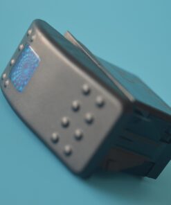 Amarine Made 12v 20 Amp Waterproof LED On/Off Boat Marine SPST 3P Rocker Switch with Light (Blue) 1 12 7105eRRQ3IL