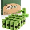 Poop Bags, Environment Friendly Pets N Bags Dog Waste Bags, Biodegradable, Refill Rolls, Includes Dispenser (16 Rolls / 240 Count) 16 Count (Pack of 1) 36 7105n0MsQL