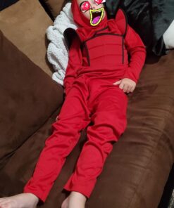 Boys Red Stealth Ninja Costume Small (6-8) 23 71060RPhDFL