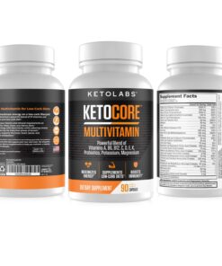 Ketolabs Ketocore Keto Vitamins | Keto Multivitamin for Men & Women | Keto Supplements & Pills for Ketosis, Low Carb & Carnivore Diets | No Keto Flu | Rich in Magnesium & Potassium | 90 Capsules 90 Count (Pack of 1) 15 7106Ii4XEL