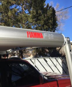 Camco Gray RV Party Light Holder - Easily Slides Into Awning Roller Bar Channel, Each Hanger Supports Up to 15 lbs - 7 Pack (42693) Awning Light Holder 12 7106R60a 9L