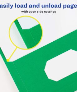 Avery 47993 Two-Pocket Folder, 40-Sheet Capacity, Assorted Colors (Box of 25) 25 pack 14 7106ijZ7gPL