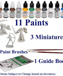 Reaper Miniatures 08906 Learn to Paint Kit Core Skills, Master Series Paint Box Set 49 7106iwTxluL