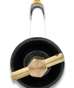 Camco - 21013 RV Straight Swivel Stik with Shutoff Valve- Creates Powerful Cleaning Action that Dislodges and Flushes Stubborn Waste Deposits and Combats Odors (40094) Swivel Stik Tank Rinser Standard Packaging 10 7106quXYCL