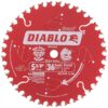 Freud D0536X Diablo 5-3/8-Inch 36 Tooth ATB Finish Cordless Trim Saw Blade 10 71071TfHvML