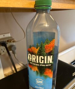 ORIGIN, 100% Natural Spring Water, 900 mL, Recycled Plastic Bottle, 12 Pack Unflavored-12 Pack 30.4 Fl Oz (Pack of 12) 41 7107Hu8lZZL