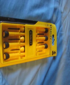 STANLEY Screwdriver Set, Precision, 6-Piece (66-052) , Yellow 48 7107SYpr7KL