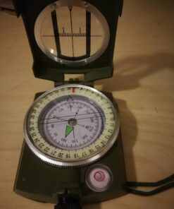 Sportneer Compass Hiking Survival | Lensatic Military Sighting Orienteering Compass | Backpacking Navigation Compass | Boy Scout Compass for Kids | Professional Compass for Hiking Camping Hunting Army Green 37 7107TAu2wqL