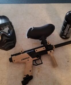Alternative view of Tippmann Cronus Paintball Marker Power Kit with Goggle, 20oz CO2 Tank, Hopper, Squeegee and M8 Grenade