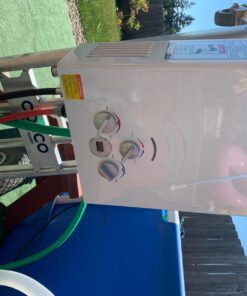 Portable Water Heater, Camplux BW211 Outdoor Tankless Gas Water Heaters, Propane Shower, 2.11 GPM, White 8L 17 7107mQx2ddL