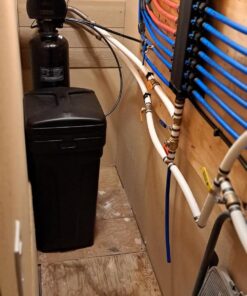 Alternative view of Viega 50243 1/2-Inch PureFlow Zero Lead Poly Alloy PEX Crimp Manabloc With 24 Ports - 15 Cold 9 Hot