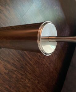 Home Intuition Modern Toilet Brush & Holder Set, Bathroom Bowl Scrubber with Holder, 2 Pack Chrome 23 7109QED765L