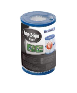Bestway Lay-Z-Spa Filter Cartridge Size VI, 58323, 1 x Twin Pack (2 Filters) 13 7109qD5erZL
