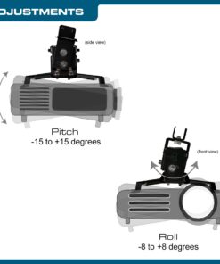 QualGear QG-PM-002-BLK Universal Projector Ceiling Mount, Black 18 710AQVDU5jL