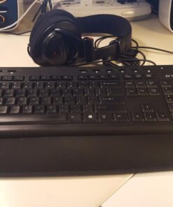 Premium Wrist Rests for Keyboard and Mouse Pad Set - Memory Foam Cushion, Black - Ergonomic Wrists Hand Arm Rest Support for Laptop Computer Desk and Gaming - Carpal Tunnel Syndrome Relief Premium 55 710BPVRg12L