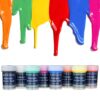 individuall Acrylic Paint Set for Canvas Painting - 8 Colors - Perfect for Holiday Gifts for Young Artists and DIY Projects - Canvas, Paper, Rock, Metal, Plastic and Walls 8 710BdMoJxZL
