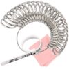 CDBOVID Ring Gauge Tool Ring Stainless Ring on Finger Measuring Ring Tool, Jewelry Sizers Rings Custom Standard Hand Rings Accessories 13 11 710BpSlZ3LL