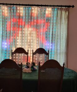 Govee Curtain Lights, WiFi Smart Christmas Lights LED, Color Changing Window Lights, Dynamic DIY Curtain String Lights for Bedroom Wall, Outdoor IP65 Waterproof, 5 x 6.6ft, 520 RGBIC LEDs 30 710CcHxYuOL