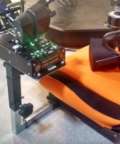 OpenWheeler GEN3 Racing Wheel Simulator Stand Cockpit Orange on Black, Video Game Controller, Fits All Logitech G923, G920, Thrustmaster, Fanatec Wheels, Compatible with Xbox One, PS4, PC Platforms. 53 710DSMT6DtL